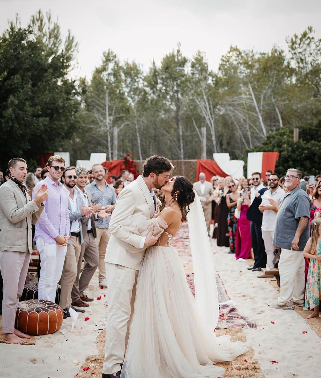 Gorgon Cityのインスタグラム：「Married! ❤️ still processing (and recovering from) last week.. Just wanted to say thank you so so much to all our friends and family from all over the world for making the trip to Ibiza for our wedding. It means so much. Had the best few days ever. Love you all ❤️ here’s to the future!」