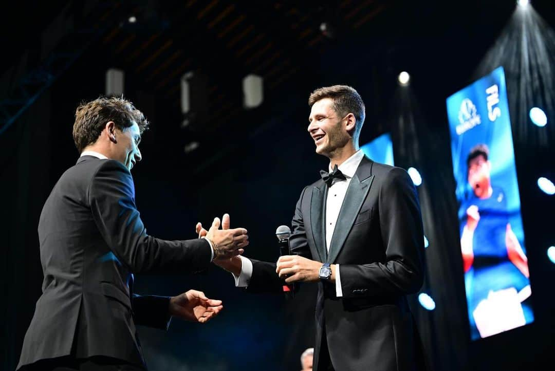 フベルト・フルカチュさんのインスタグラム写真 - (フベルト・フルカチュInstagram)「Ready for the competition 😎  #LaverCup」9月23日 2時46分 - hubihurkacz