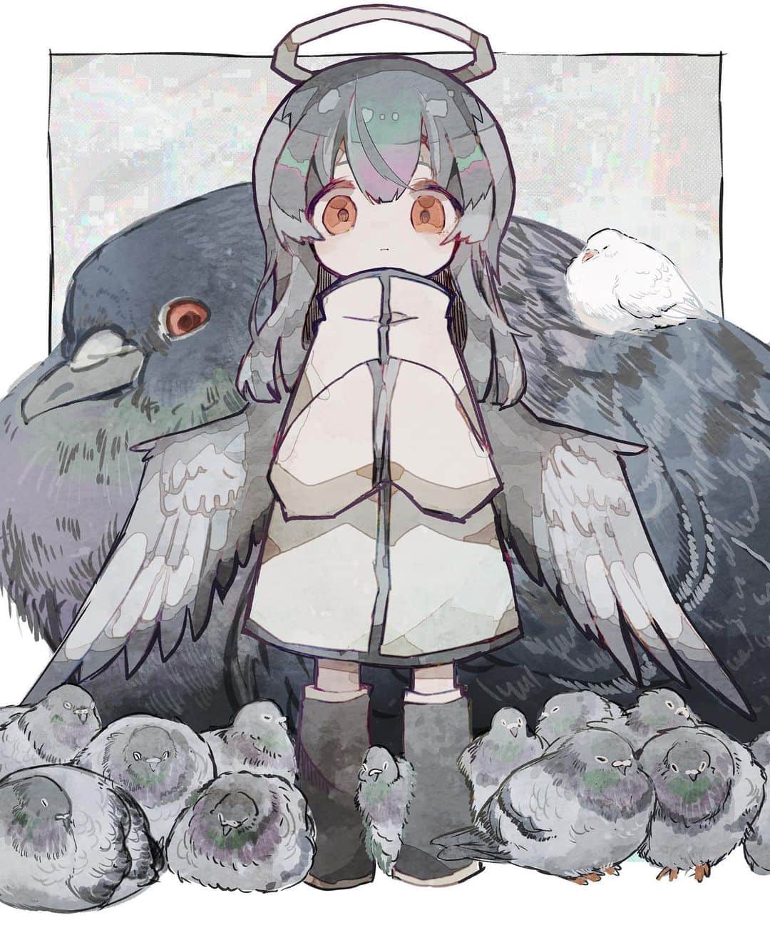 のインスタグラム：「12/30  #originalcharacter  #originalart」