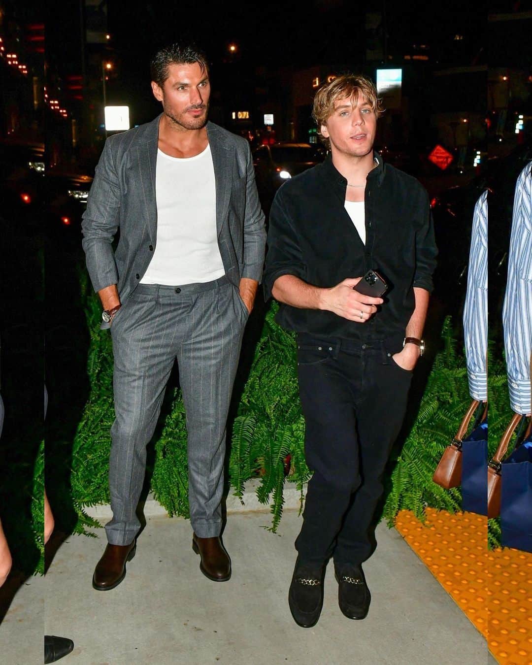 Just Jaredさんのインスタグラム写真 - (Just JaredInstagram)「Lukas Gage and husband Chris Appleton attended the opening of the new Banana Republic store before meeting up with Chris' daughter Kitty-blu for dinner. #ChrisAppleton #LukasGage #KittyBluAppleton Photos: Backgrid」9月23日 3時23分 - justjared