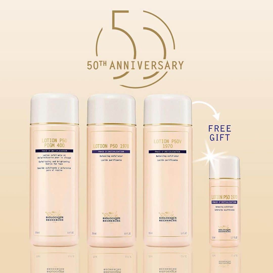 のインスタグラム：「Осталось 8 дней до окончания Подарков 🎁 в честь Юбилея Lotion P 50✨✨✨   Присоединяйтесь к празднику и откройте для себя лосьон P50!   🎁 - Бесплатный лосьон P50 для путешествий ✈️   🏆 Легендарный лосьон P50 отмечает 50-летие сияющей кожи специальным бесплатным подарочным предложением! 🤍  Получите бесплатный памятный лосьон P50 в дорожном размере (стоимостью от 70 до 80 манат) при любой покупке лосьона P50 размером 150 иди 250 мл ✔️  Это предложение не продлится долго, и подарки заканчиваются☺️  Купите ✔️ + отправьте сегодня, чтобы зарезервировать бесплатный лосьон для путешествий в размере P50✨✨✨  Пока есть в наличии✔️  #лосьонp50 #buildingbetterskin #50yearsP50 #myp50 #P50specialoffer #biologiquerecherche #biologique_recherche #followyourskininstant #skincarecommunity」