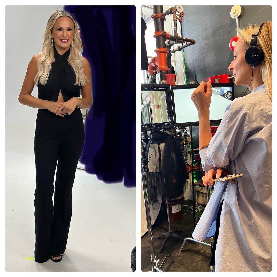 クリスティ・ルーカジアックのインスタグラム：「On camera and behind camera….are you ready for it? Which do you think I prefer? And what do you think I’ve been up to in New Orleans? 💛💚💜」