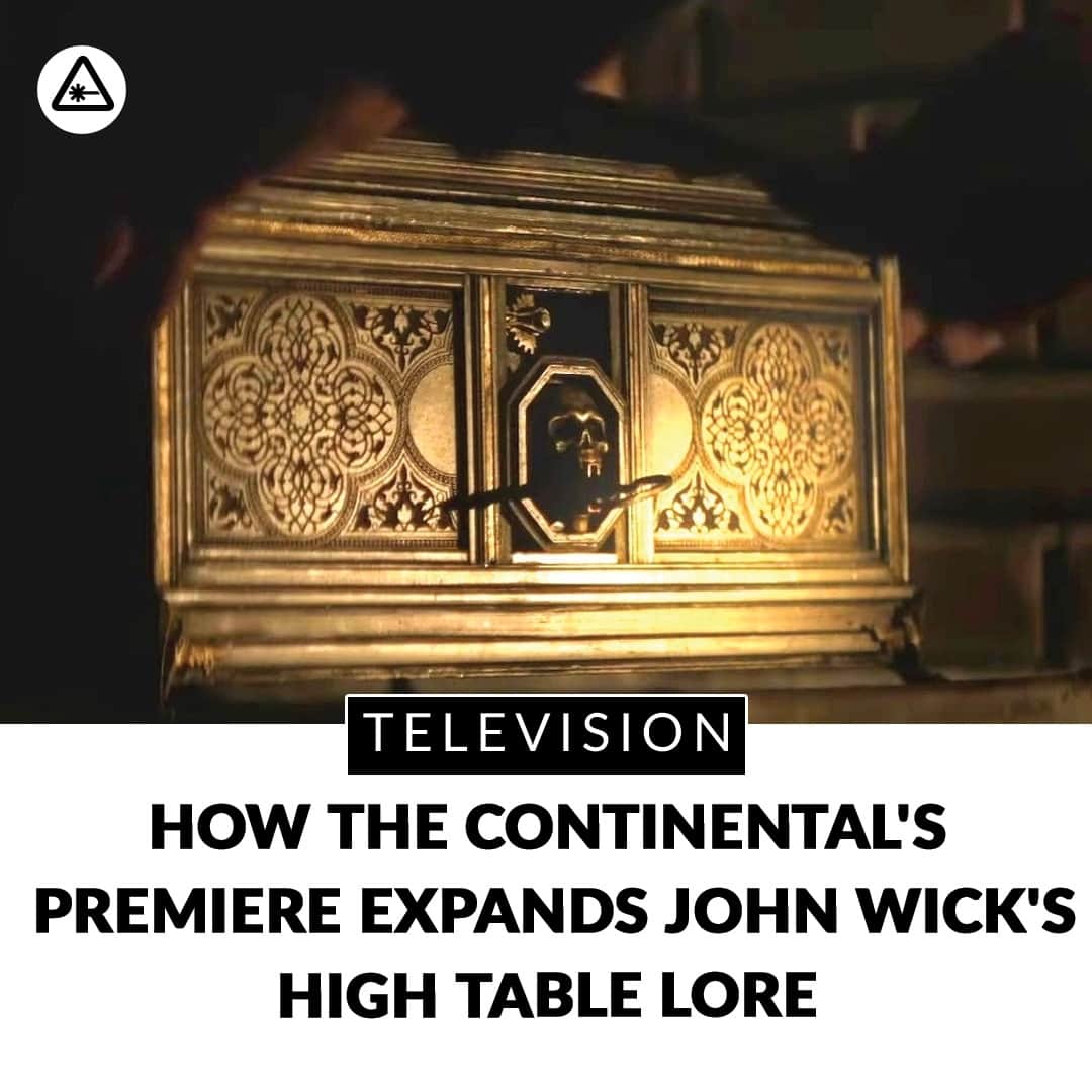 クリス・ハードウィックのインスタグラム：「In the first episode of The Continental, Frankie’s theft put the High Table on high alert, because without its special coin press, this John Wick organization that has endured for millennia could collapse in an instant.⁠ ⁠ link in bio」