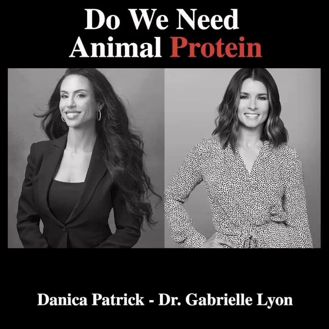ダニカ・パトリックのインスタグラム：「All your protein questions answered here with @drgabriellelyon!」