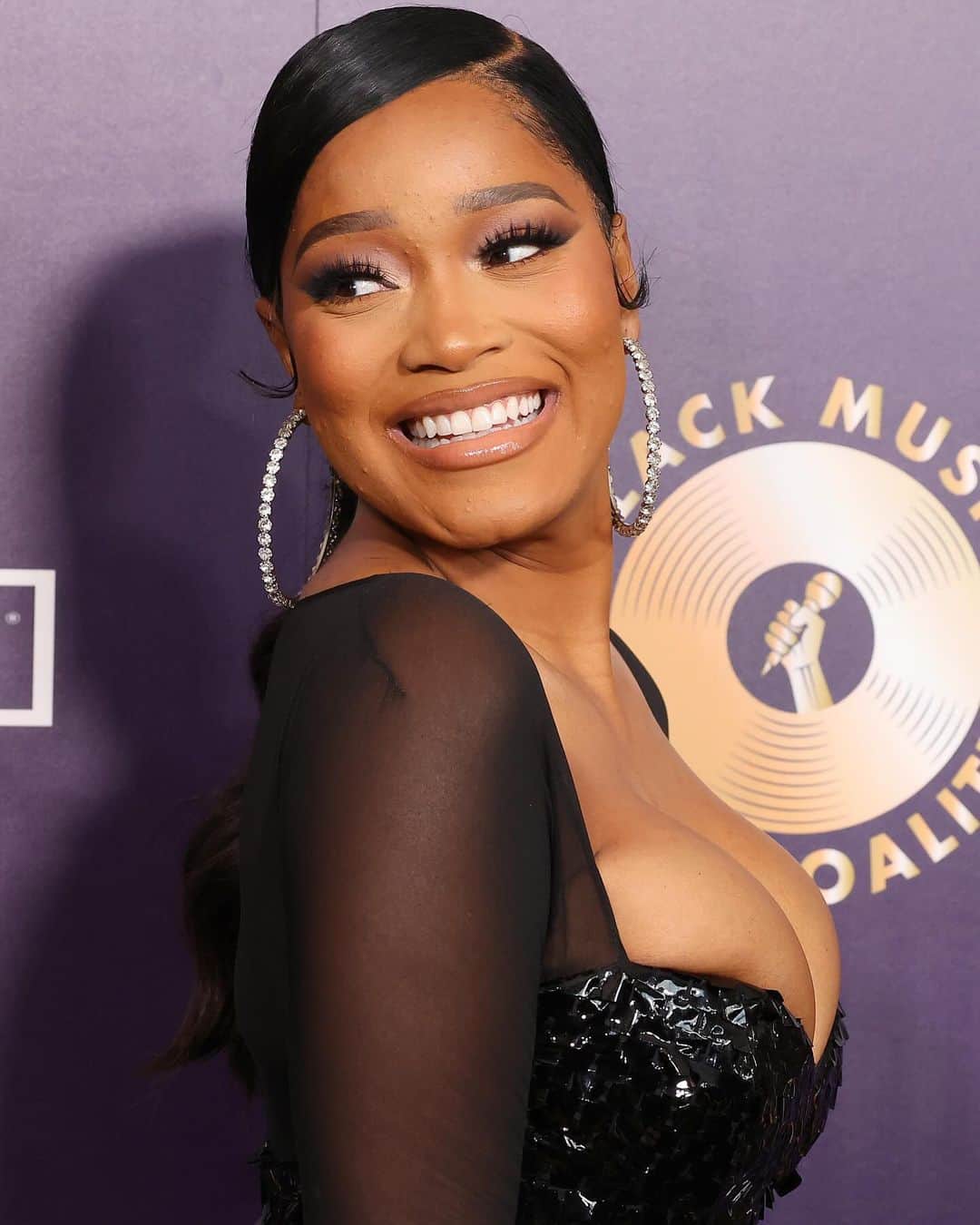 Just Jaredさんのインスタグラム写真 - (Just JaredInstagram)「Keke Palmer wows in a sparkling black dress at the 2023 Music in Action Awards Hosted by the Black Music Action Coalition, where she was honored with the BMAC Social Impact Award. #KekePalmer Photos: Getty」9月23日 5時38分 - justjared