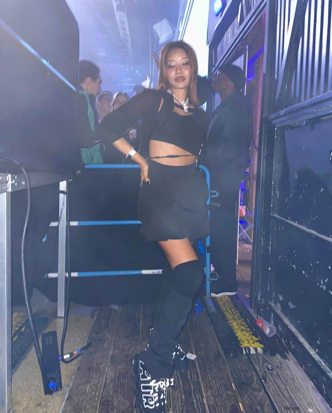 のインスタグラム：「𝙉𝙄𝙏𝙀 𝙎𝙋𝙊𝙍𝙏 in 𝑷𝑨𝑹𝑰𝑺 hosted by ME + @LACREOLE_ was so🔥🔥🔥🔥🔥🔥🔥🔥🔥last nite 🇫🇷 Thank u everyone 4 pulling up 🔥  THANK 👏🏽U 👏🏽to all the amazing DJs 👏🏽@LOOKING4MISSY_ @C.FRIM @GRGREGREG B2B @HALLAISDELABOUE @VANILLE.DJ @ERNAMONTANNA   More recap coming to @nikesportswear soon 🖤」