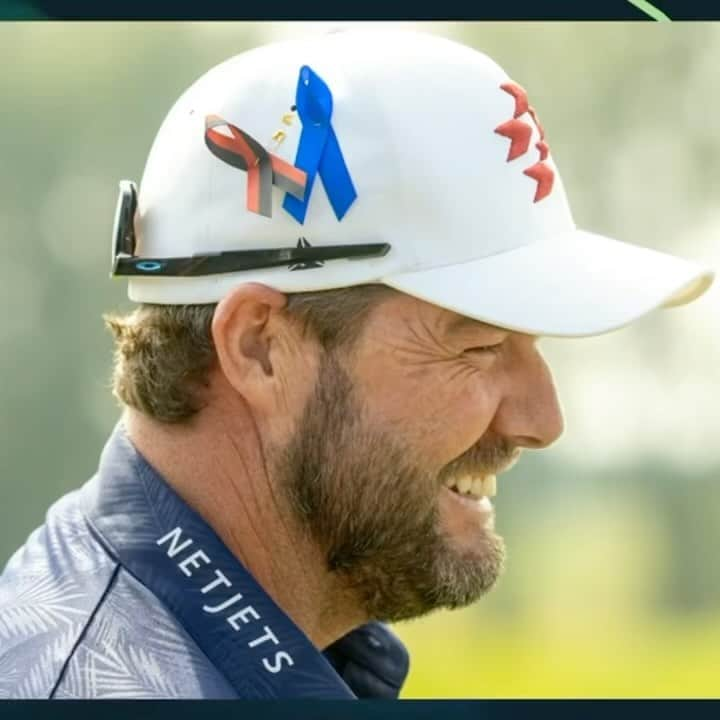 マーク・リーシュマンのインスタグラム：「September is Sepsis Awareness Month. It’s a cause very close to our hearts after Leish’s wife Audrey survived the illness after going into a coma.  It’s a great cause & something the players and caddies are showing their support for this week 👍  The Leishmans also set up their own foundation (@beginagainfoundation) to help save lives through sepsis & toxic shock syndrome education & awareness.  #RipperGC #LIVGolf」