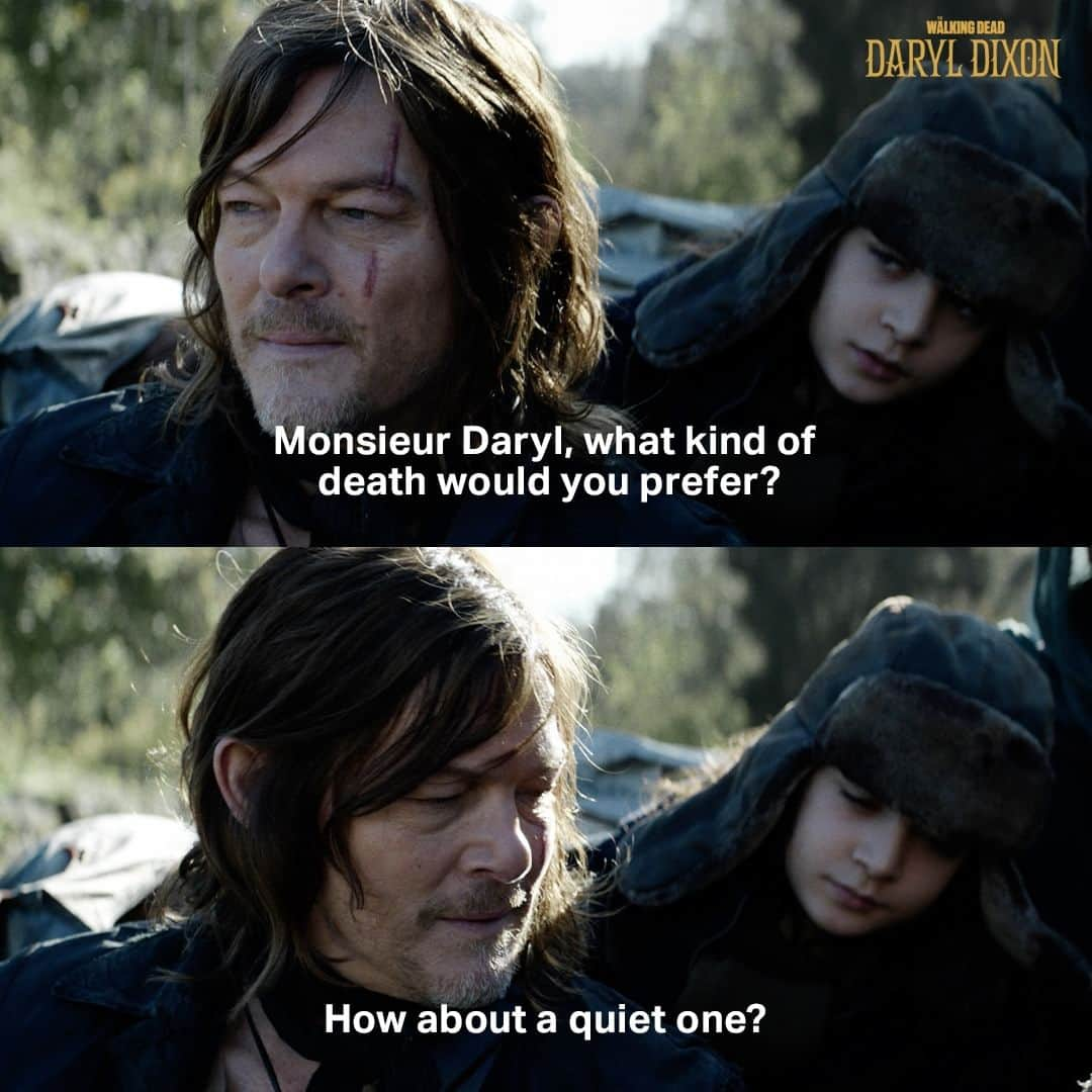 The Walking Deadのインスタグラム：「We still think this was a good answer. #DarylDixon」