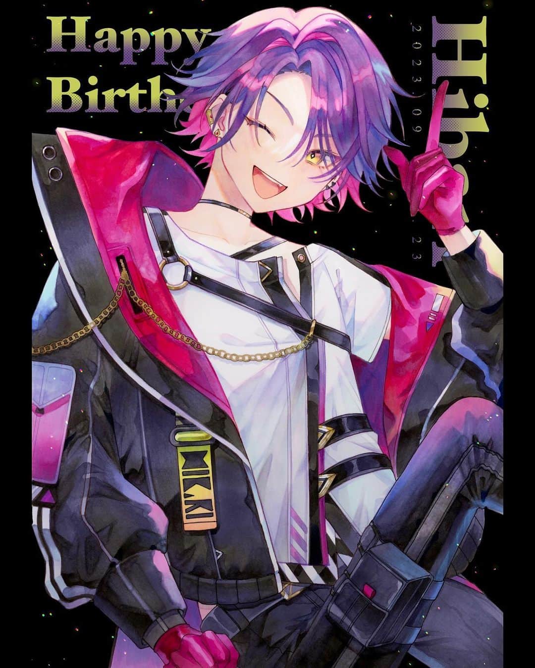 雲丹。のインスタグラム：「お誕生日おめでとう〜！！！🎉  #ひばーすでー2023   #hibirthday2023」