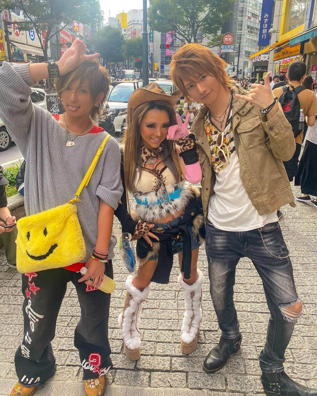 江崎びす子のインスタグラム：「eggストスナ行ってきた！ #ギャル #ギャル男 #平成男子 #gyaru #gyaruo  #egg #渋谷 #shibuya」