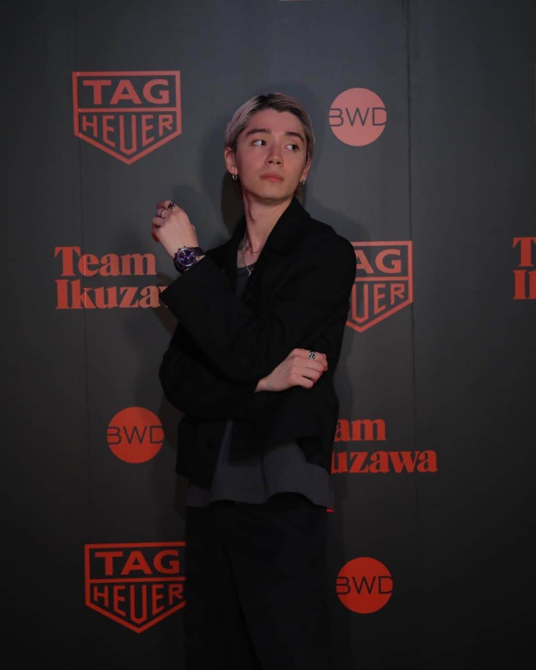 のインスタグラム：「TAG HEUER x TEAM IKUZAWA LAUNCH EVENT🚀  精巧さとエレガンスを兼ね備えたTag Heuerの腕時計は魅力的でとてもかっこよかったです✌︎  #TAGHeuerxTeamIkuzawa  #TAGHEUER #pr」