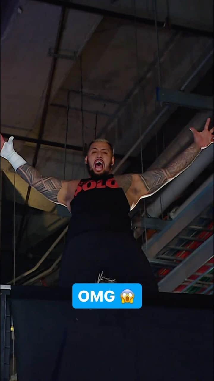 WWEのインスタグラム：「Jimmy Uso and @solosikoa just took out @johncena’s partner, @ajstylesp1!  #SmackDown」
