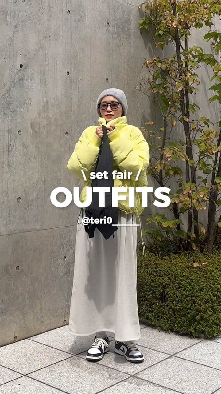 のインスタグラム：「coming soon...  セットフェア 予約開始日　9月28日（木）10時 ※PALCLOSET限定でのお取り扱いとなります。  #ciaopanictypy #アウターコーデ #中綿ブルゾン #中綿アウター #ジャケットコーデ #ジャケットスタイル #ビーニー #ビーニー女子 #ワンピースコーデ #ワンピース」