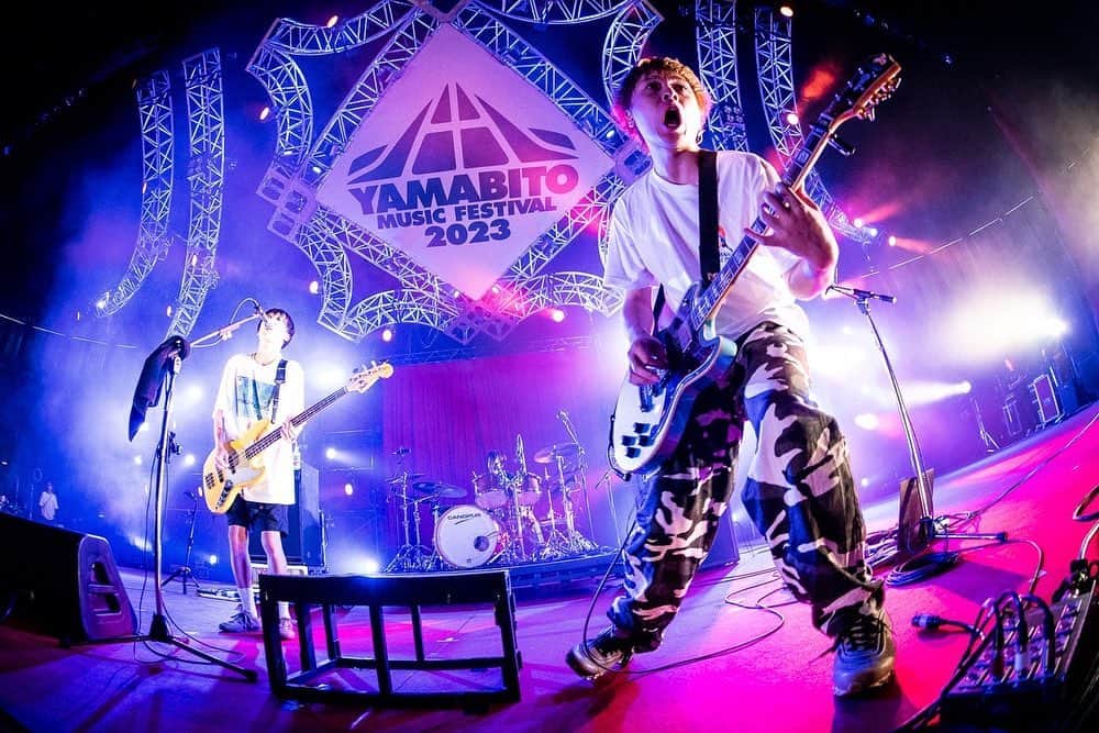 のインスタグラム：「2023.9.23 山人音楽祭2023 at 日本トーターグリーンドーム前橋  赤城STAGE  THANK YOU！！！  photo by @ruihashimoto」