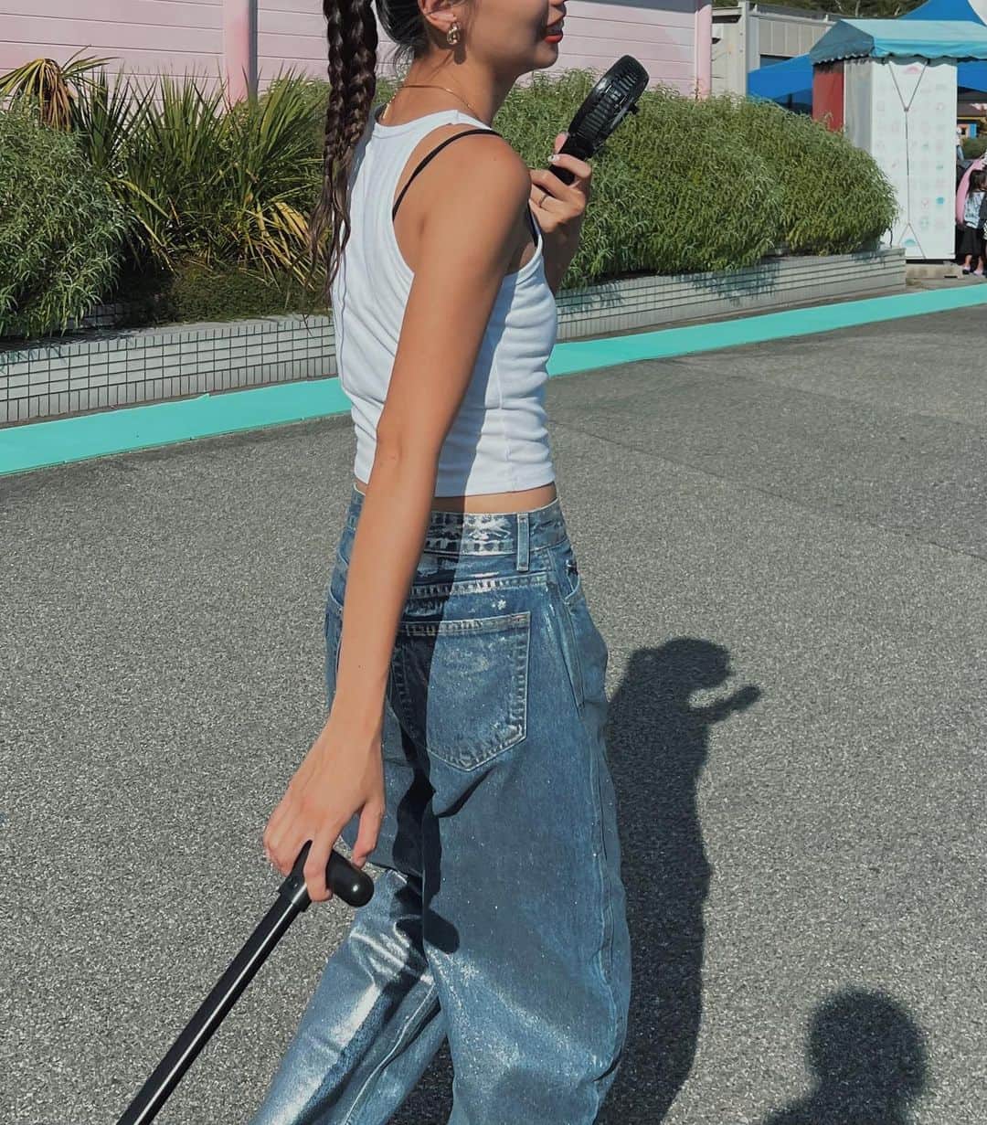 藤木祐凪のインスタグラム：「👩🏾👩🏾👩🏾」