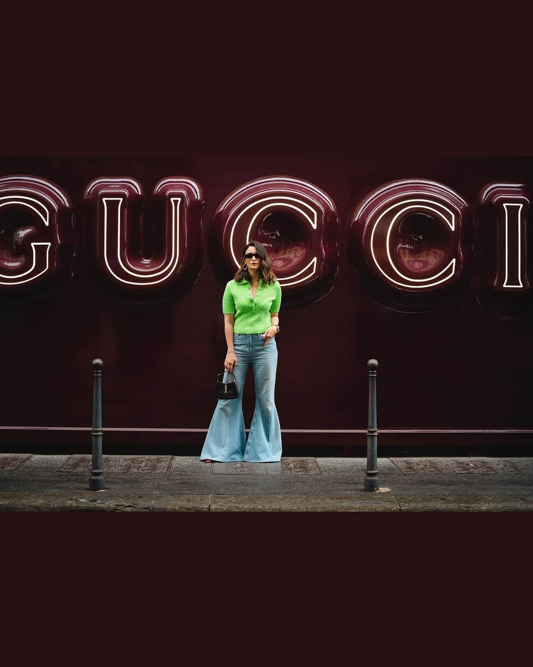 アリア・バットさんのインスタグラム写真 - (アリア・バットInstagram)「Personal style but guccified 💅🏾  #GucciAncora @gucci @sabatods 💚💚」9月23日 13時43分 - aliaabhatt