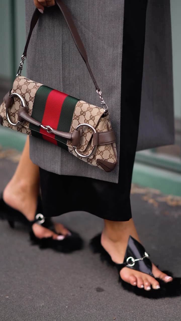 Tamara Kalinicのインスタグラム：「Me on a @gucci day #GucciAncora during @milanfashionweek #MFW Captured by @sametgorgozfilms」