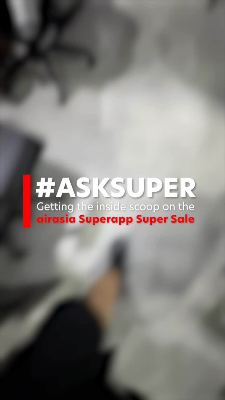 エアアジアのインスタグラム：「Know some airasia Super Sale secrets with our amazing Allstar, Afiqah from the marketing team! ✨📲  Get ready to discover all the exclusive deals waiting for you until this weekend. Don’t miss out on the insider scoop and share this with your friends! 😉   #airasiasuperapp #SuperappSuperSale #ExploretheWorld #travel #sale #promo #AskSuper」
