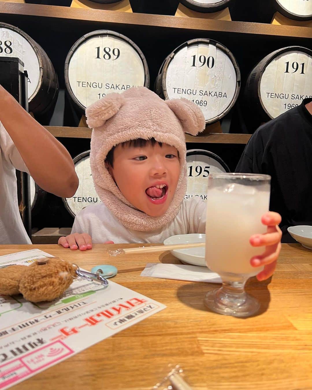 すしらーめん《りく》のインスタグラム：「待望のカルピス！！！ #弟」