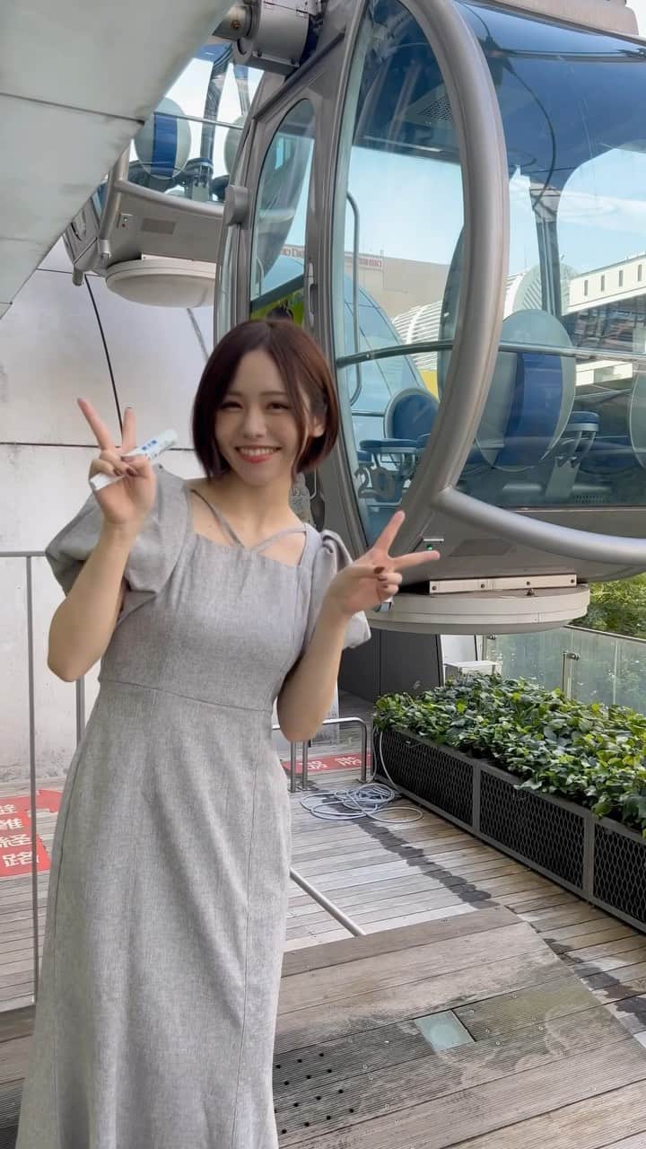 のインスタグラム：「観覧車 Sky-Boat 🎡 サイン描いた〜❣️」