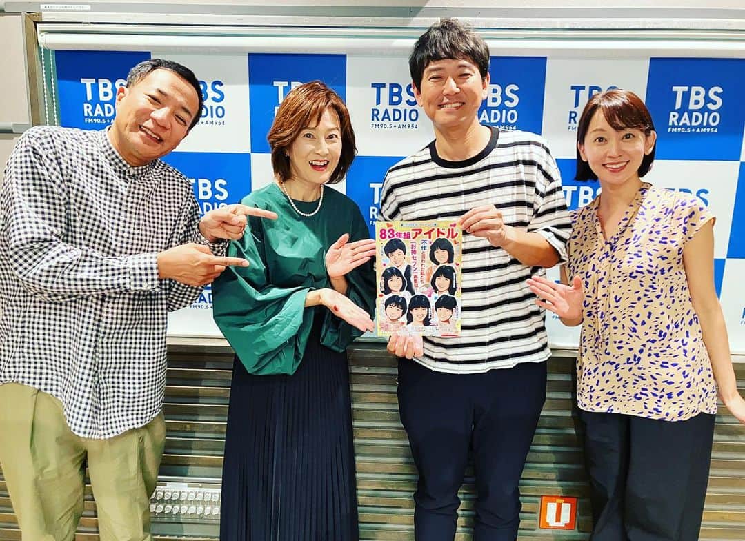 森尾由美のインスタグラム：「TBSラジオ「ナイツのちゃきちゃき大放送」ありがとうございました📻  #PR #お神セブン40周年記念イベント  from staff」
