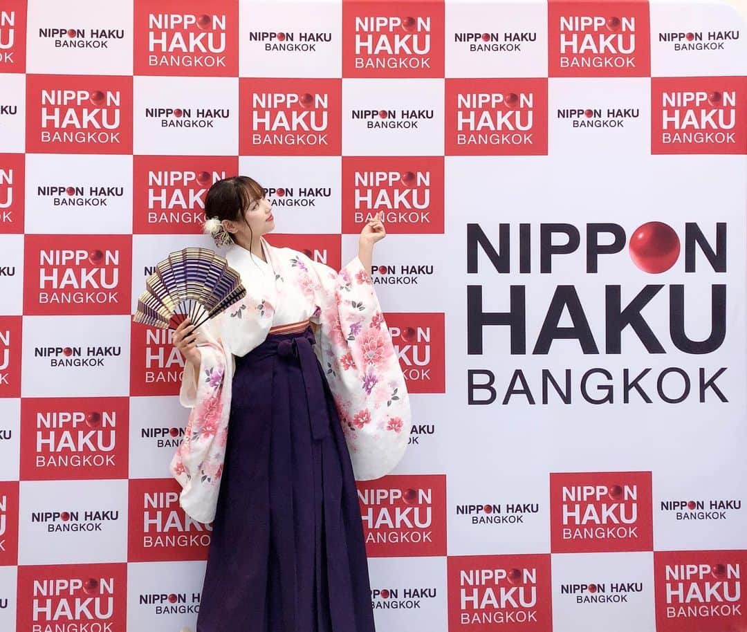 穐田和恵のインスタグラム：「NIPPONHAKU BANGKOK2023🇯🇵🇹🇭🎤  #bangkok #thailand #japan #artist #nipponhakubangkok2023 #バンコク日本博2023」