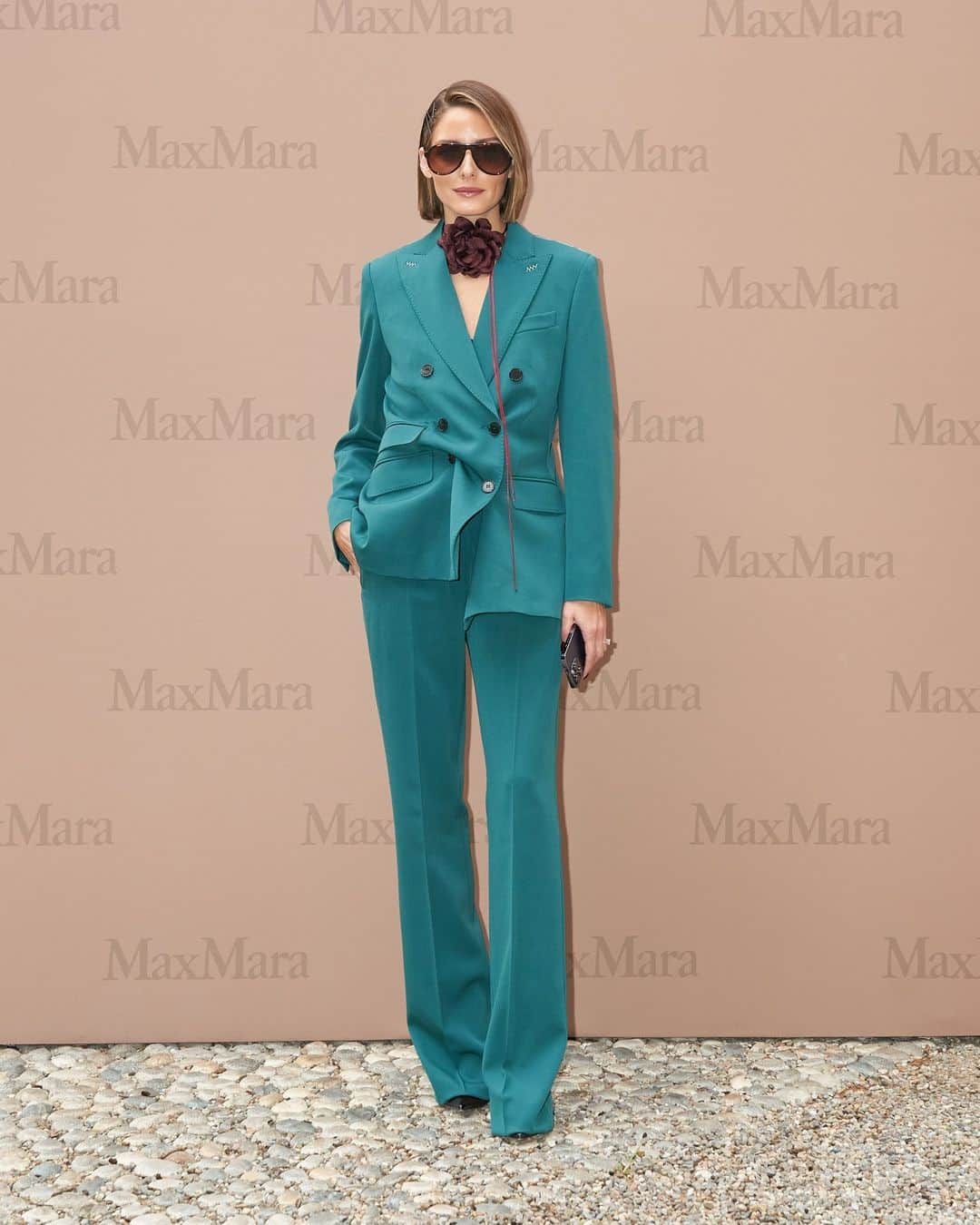 マックスマーラのインスタグラム：「Elegance embodied. Olivia Palermo, Melissa Satta, Leonie Hanne,  Li Jing, Marianne Fonseca, Han Xu, Paola Alberdi and Sarah Lu captured at the #MaxMaraSS24 fashion show in #MaxMara looks. #MFW」