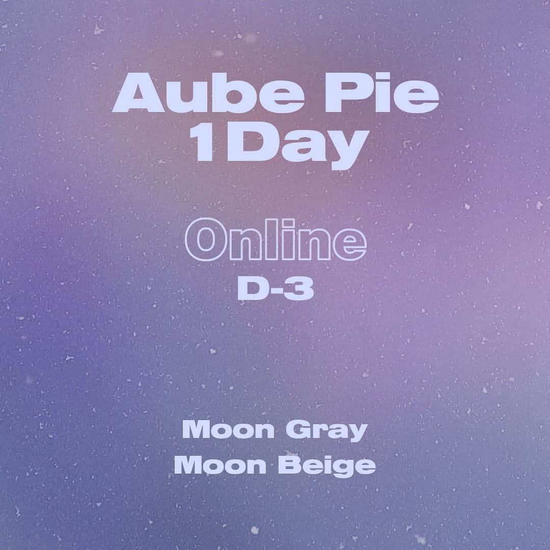 あさきのインスタグラム：「Aube Pie 1day 2종 출시 D-3🩵 츄렌즈 플래그십 연남에서는 즉시 만나보실 수 있어요⚡️」