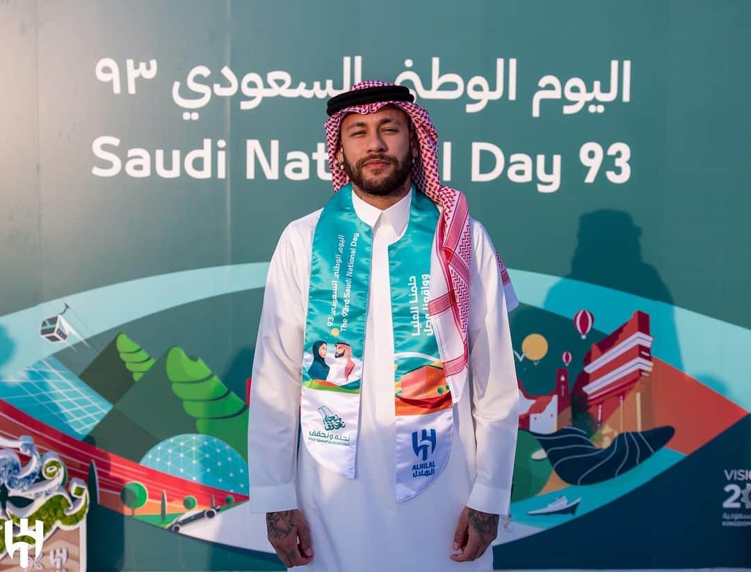ネイマールさんのインスタグラム写真 - (ネイマールInstagram)「Saudi Nacional Day 93 🇸🇦」9月24日 4時15分 - neymarjr