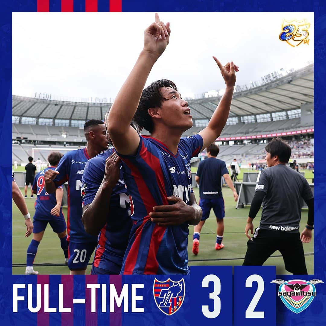 FC東京オフィシャルグッズさんのインスタグラム写真 - (FC東京オフィシャルグッズInstagram)「🔵🔴 𝙁𝙐𝙇𝙇 𝙏𝙄𝙈𝙀 #三菱電機Day   2023明治安田生命J1リーグ第28節 #FC東京 3-2 #サガン鳥栖   2点差をひっくり返し逆転勝利!!!!!!!!!!!!!!!!!!!!!!!  #東京おおおおおおおおおおおおおおおおおおおおおおおおおおおおおおおおおおおおおおおおおお🔥🔵🔴  @fctokyoofficial  #25thAnnivFCT #FC東京 #fctokyo #tokyo」9月23日 19時37分 - fctokyoofficial