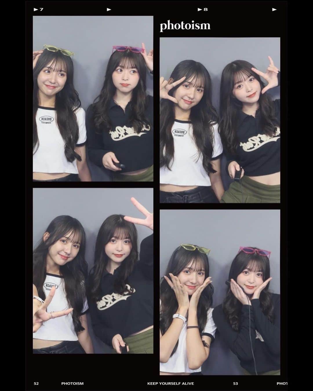 のインスタグラム：「・  楽しすぎた1年ぶり🥹🫶🏻 また来月も会っちゃうもんね〜〜❕  #韓国プリクラ #photoism」
