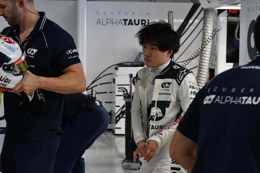 The Japan Timesのインスタグラム：「In welcome news for Japanese @F1 fans, Yuki Tsunoda's (@yukitsunoda0511) return to the grid for the 2024 season was confirmed by his @alphataurif1 team on Saturday, one day before he contests his home #JapaneseGP at Suzuka Circuit in Mie Prefecture.  The Japan Times was given a peek into the #AlphaTauri garage during Saturday's practice session as Tsunoda prepared for afternoon qualifying.  📸 @dokool  #f1 #yukitsunoda #角田裕毅 #formulaone」