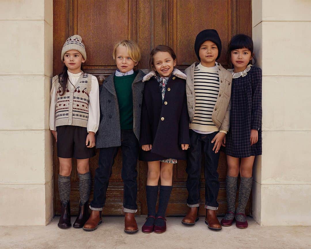 bonpointのインスタグラム：「New Bonpoint FW23 | Look forward to Autumn. 🍂​ Great adventure awaits your little ones on the playground this season! ​  📷 @Denis.Boulze ​  #Bonpoint #NewCollection」