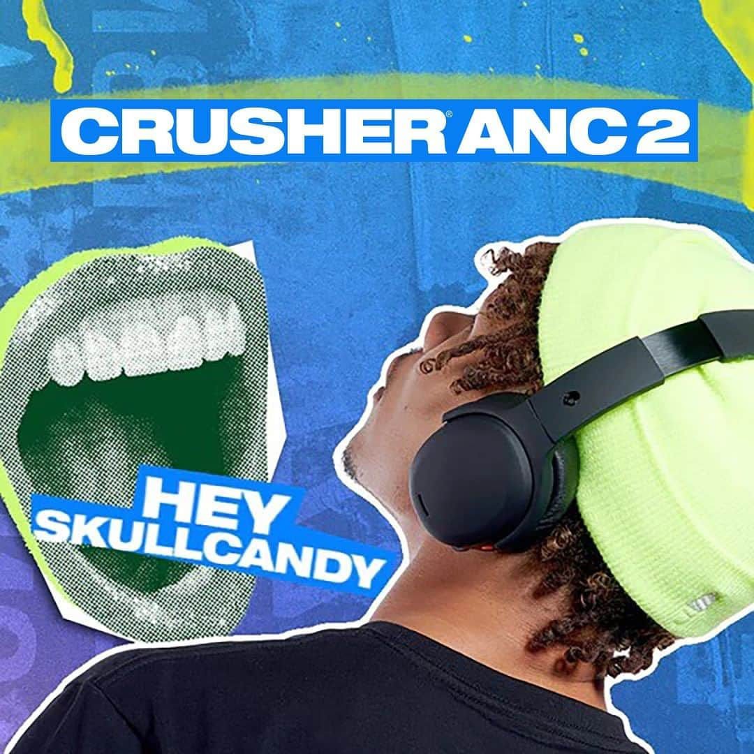 Skullcandy Japanさんのインスタグラム写真 - (Skullcandy JapanInstagram)「Crusher ANC 2 With Skull-iQ💀🗣 ハンズフリーボイスコントロールで クラッシャーの振動調節を声で操作できます。 起動方法⬇️ “ヘイスカルキャンディー” “モア クラッシャー” ヘッドホンに触ることなく声だけで簡単操作🗣️」9月23日 20時27分 - skullcandyjapan