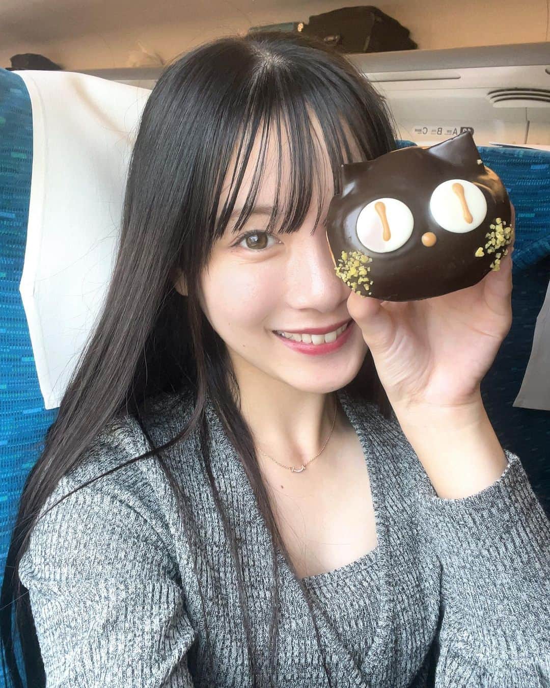 のインスタグラム：「ドーナツGETした🍩🐱」