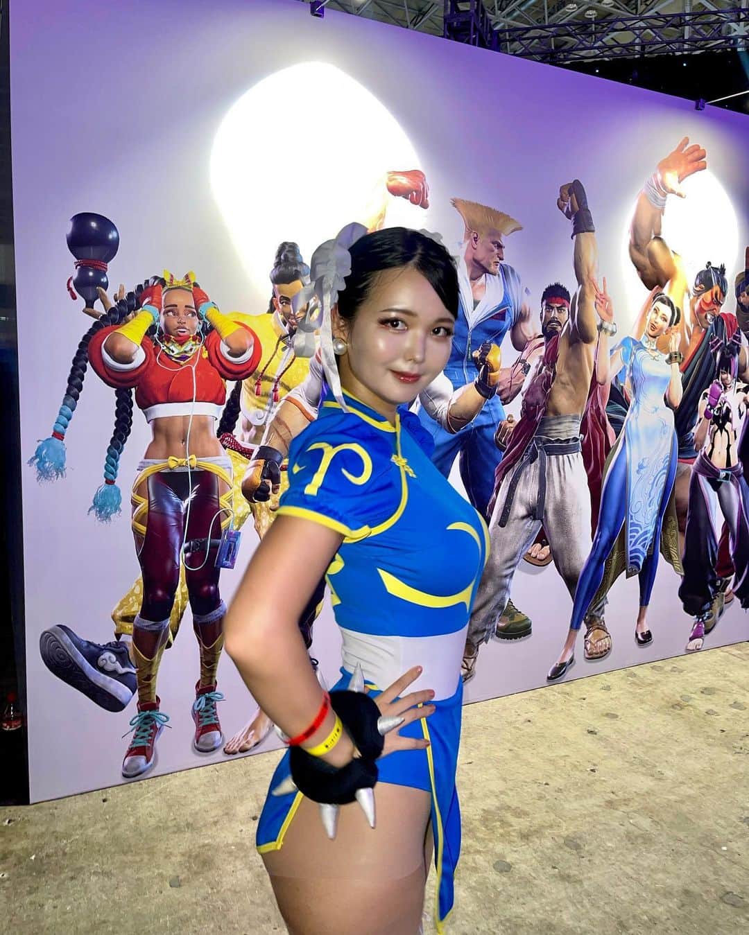 九条ねぎ あぴるのインスタグラム：「I went to my No.1 favorite event, the Tokyo Game Show! It was fun!✨✨ It was great to see so many fans.😊  There were so many people from overseas, and some fans I hadn't seen in 6 years!  #tokyo #japan #streetfighter #cosplay #cosplaygirl #japanesegirl #ストリートファイター」