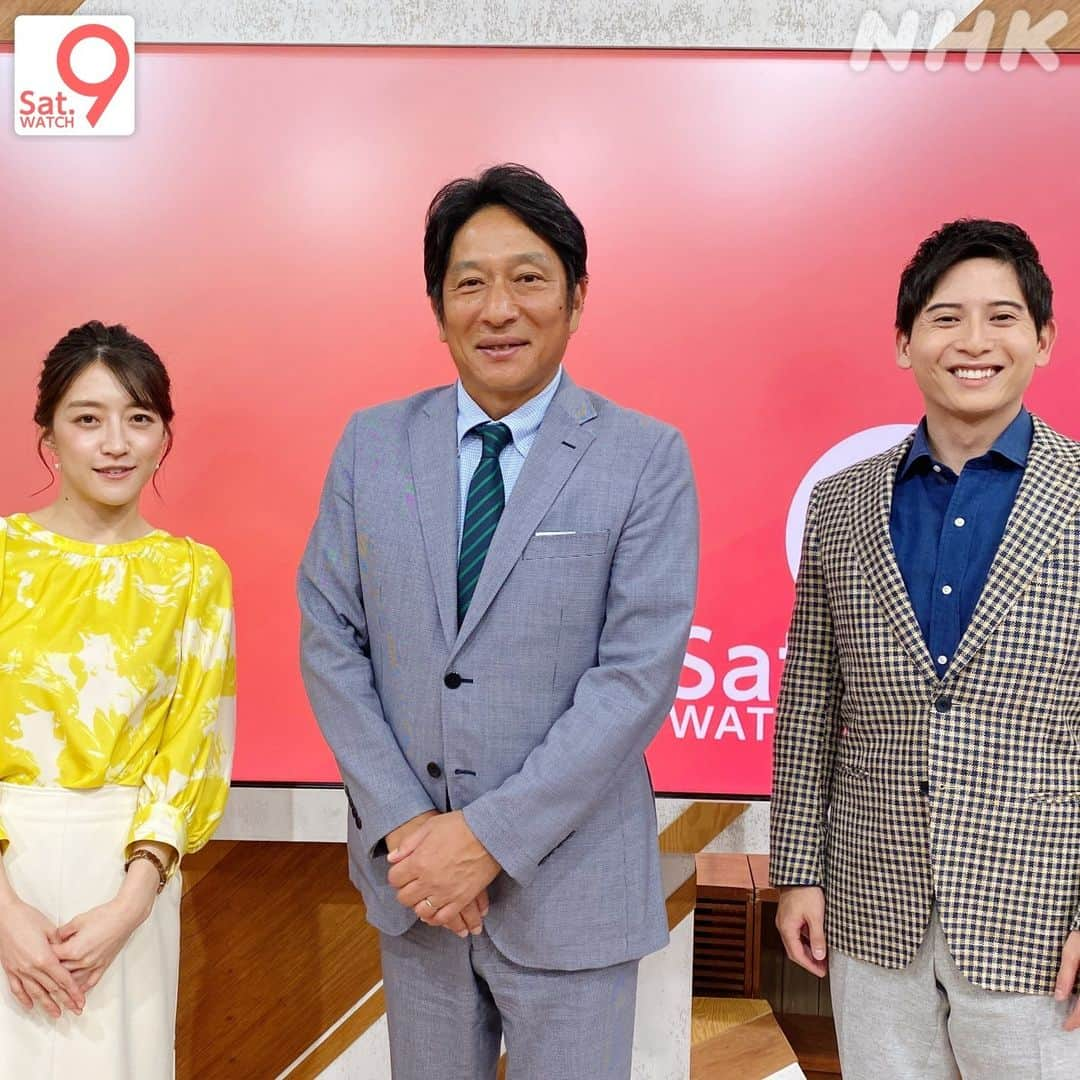 NHK「ニュースウオッチ９」さんのインスタグラム写真 - (NHK「ニュースウオッチ９」Instagram)「今週もありがとうございました！  ゲストの #原晋 さんと📸  今夜の #サタデーウオッチ9 は ✅5類移行のコロナ現状は… ✅青森の駅弁で“体調不良” ✅“ライドシェア”に賛否の声 などをお届けしました  #NHK #NHKプラス #テレビ #ニュース #ショート動画 #赤木野々花 #西川典孝」9月23日 22時08分 - nhk_nw9