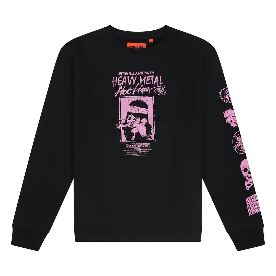 Kerrang!のインスタグラム：「WARNING: GRAPHIC (T-SHIRT) CONTENT!  The new @kerrang.store collection is live! Use voucher code: DISKOUNT for 15% off everything!」
