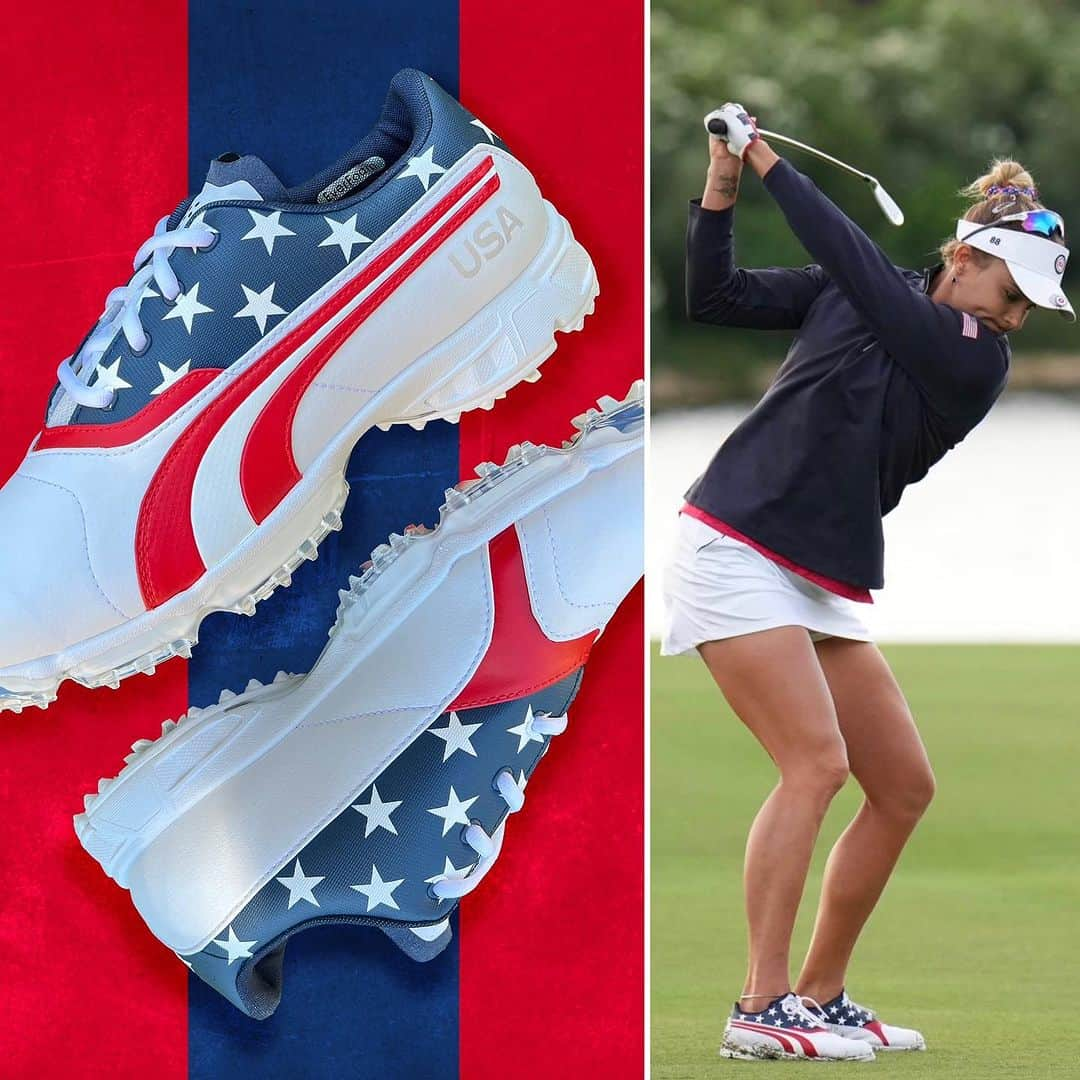 レクシー・トンプソンのインスタグラム：「🇺🇸 Solheim Cup drip for @lexi #SolheimCup #USA #Golf #NomadGolf #NomadCustoms」