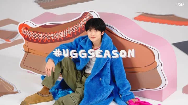 高橋文哉のインスタグラム：「様々な素敵な衣装に身を包まれて、撮影出来ました！  #UggSeason #UGGシーズン #UGGPARTNER」