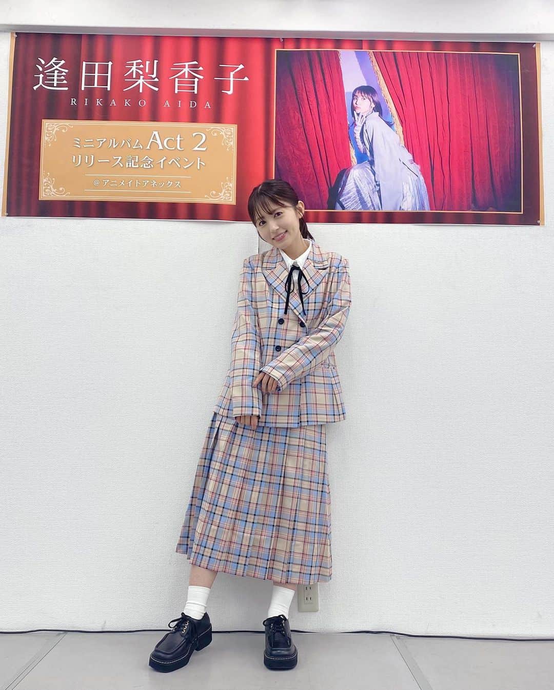 逢田梨香子さんのインスタグラム写真 - (逢田梨香子Instagram)「🗓️09.23 「Act 2」発売リリースイベント🤍🤍」9月23日 22時43分 - aida_rikako_