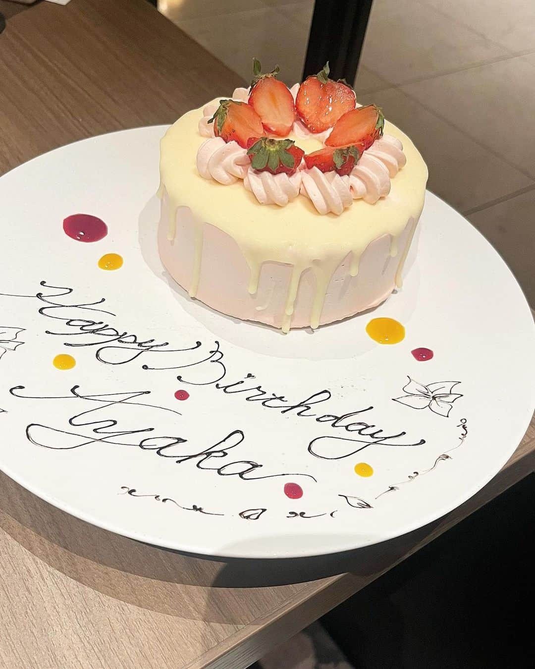 左伴彩佳のインスタグラム：「🎂♡」