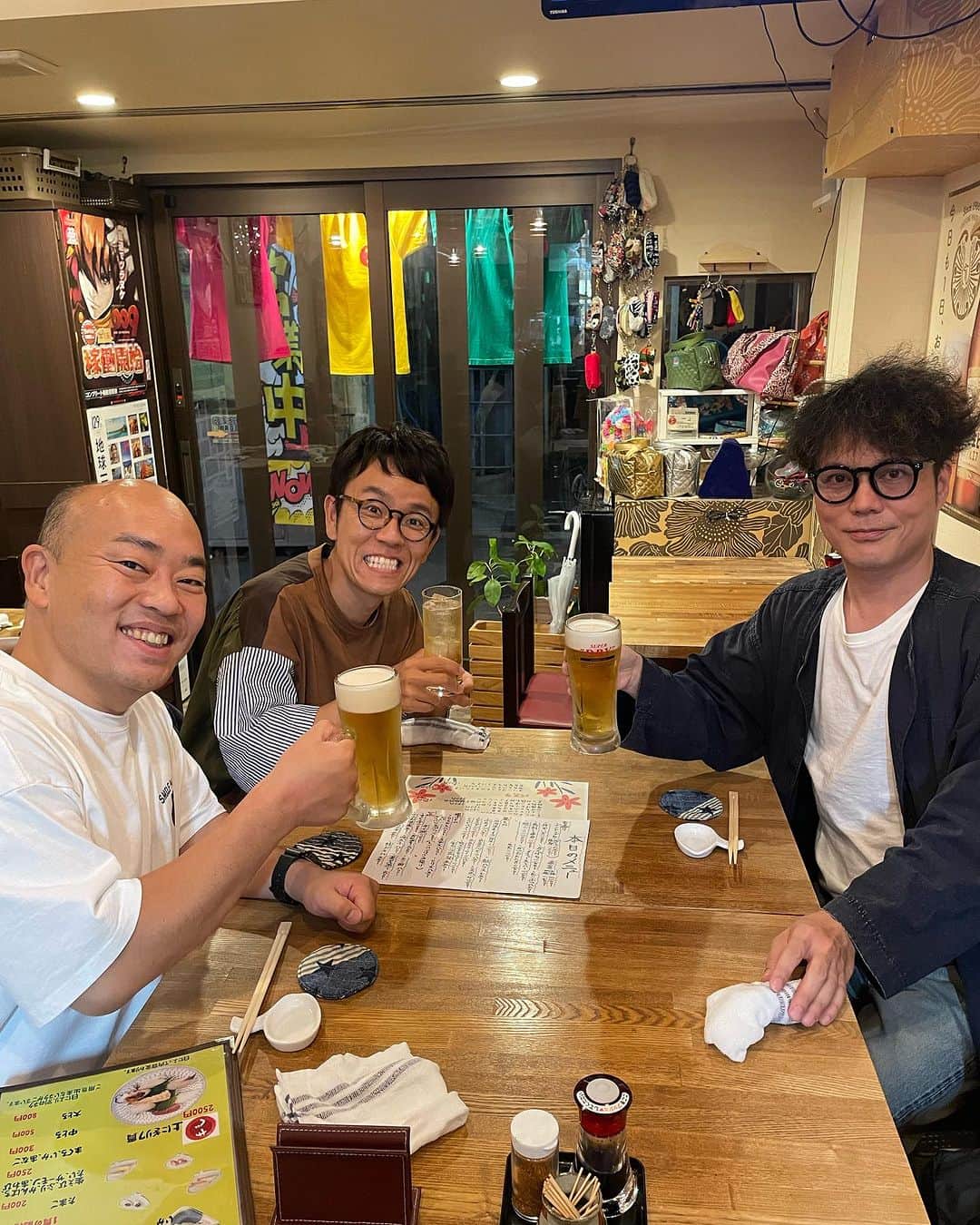 のインスタグラム：「イベント前夜に飯🍚 たけしと市川」
