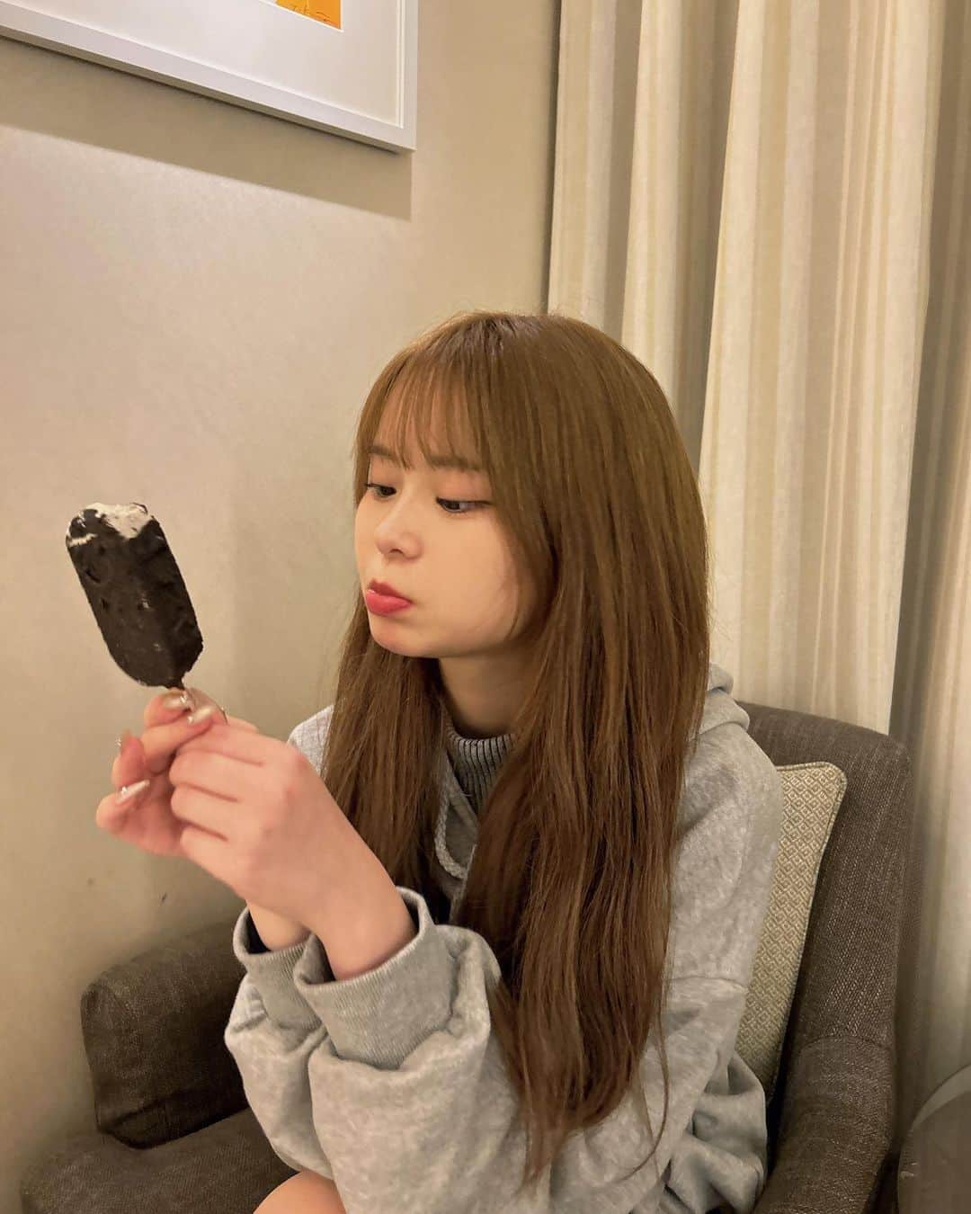 桜さんのインスタグラム写真 - (桜Instagram)「韓国に売ってるオレオのアイスヤバいくらい美味しかった これ日本にもくれぇええええ😭」9月23日 23時06分 - sakura_0808_