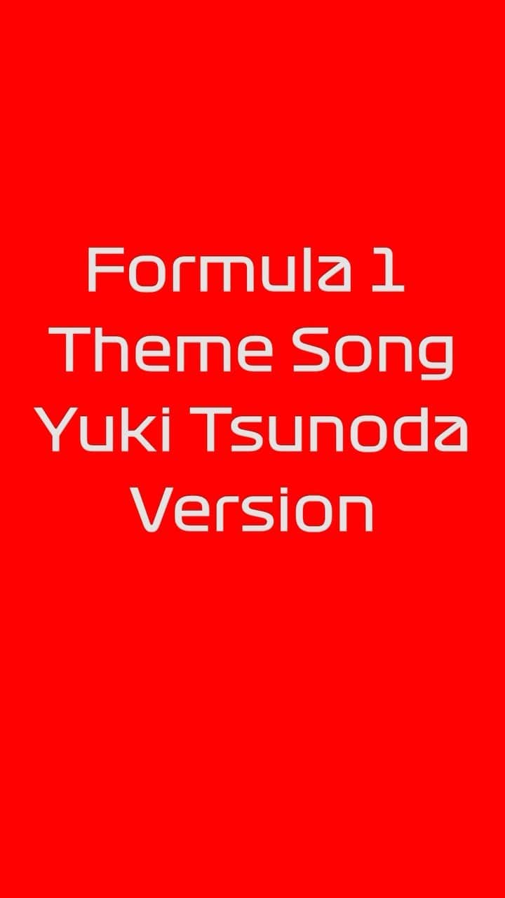 CUTTのインスタグラム：「Formula 1 Theme Song (Yuki Tsunoda Chant Remix)   Let’s Go Yuki!!  #formula1  #Theme #BrianTyler #Remix #YukiTsunoda #Alphatauri」