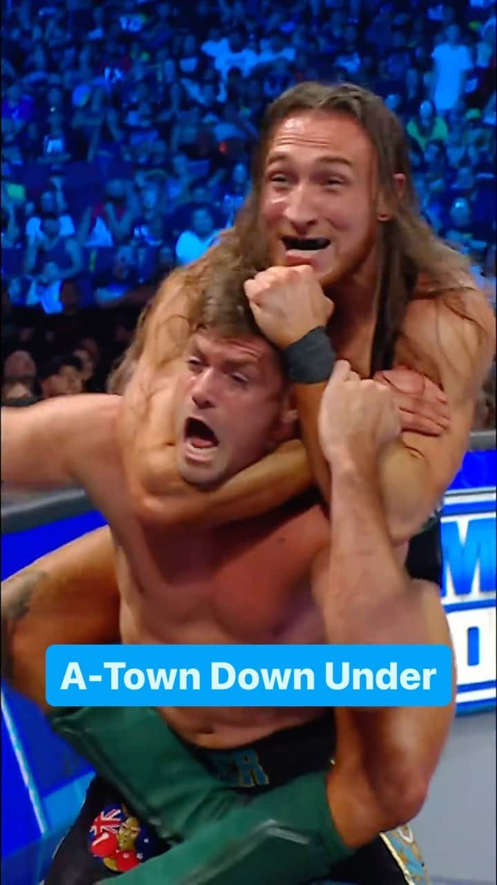 WWEのインスタグラム：「@austin_theory and @graysonwallerwwe may be onto something with their new tag team 👀」