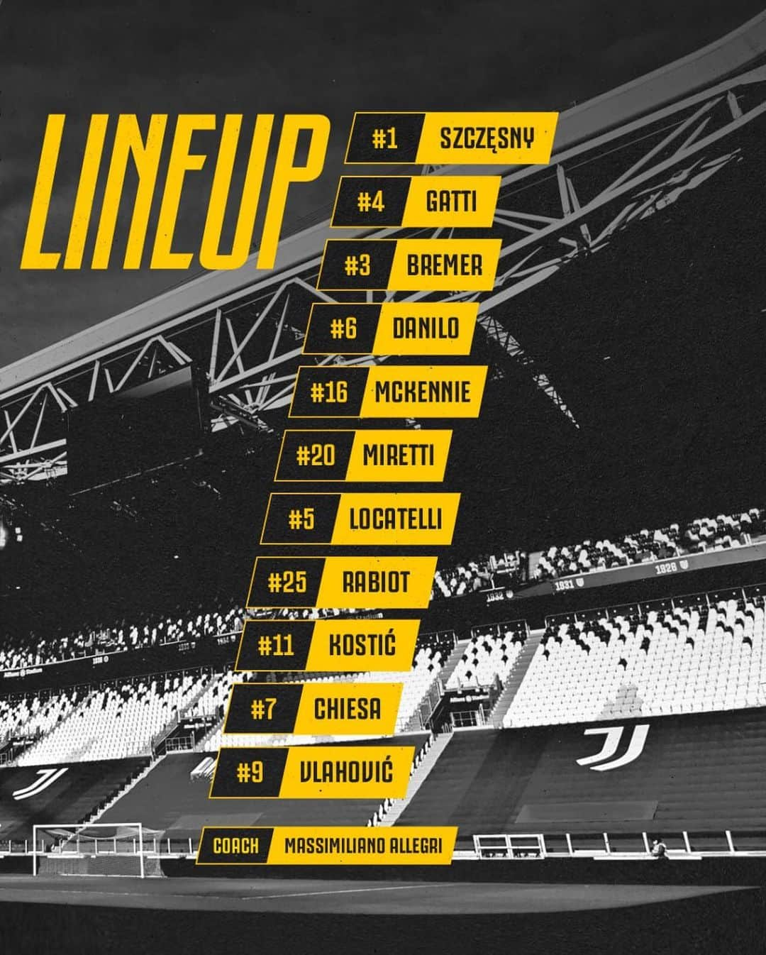 ユヴェントスFCさんのインスタグラム写真 - (ユヴェントスFCInstagram)「Our Starting XI for #SassuoloJuve 🔥⚪️⚫️  @easportsfc @easportsfcit」9月24日 0時05分 - juventus