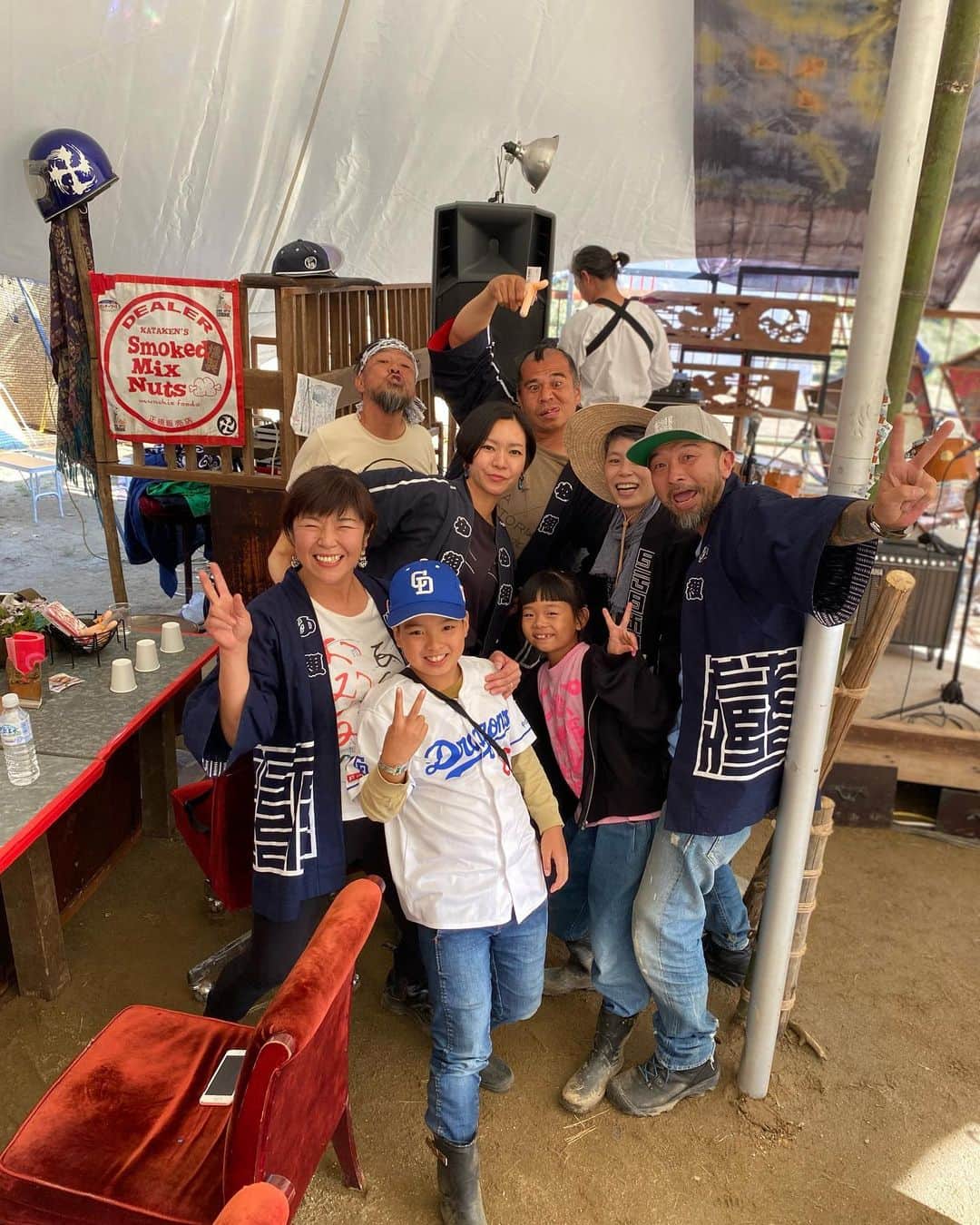 タテタカコさんのインスタグラム写真 - (タテタカコInstagram)「橋の下でもとってもお世話になっていますkanji furukawaさんご家族、連日お疲れ様です！そしていつもありがとうございます！」9月24日 0時30分 - tatetakako