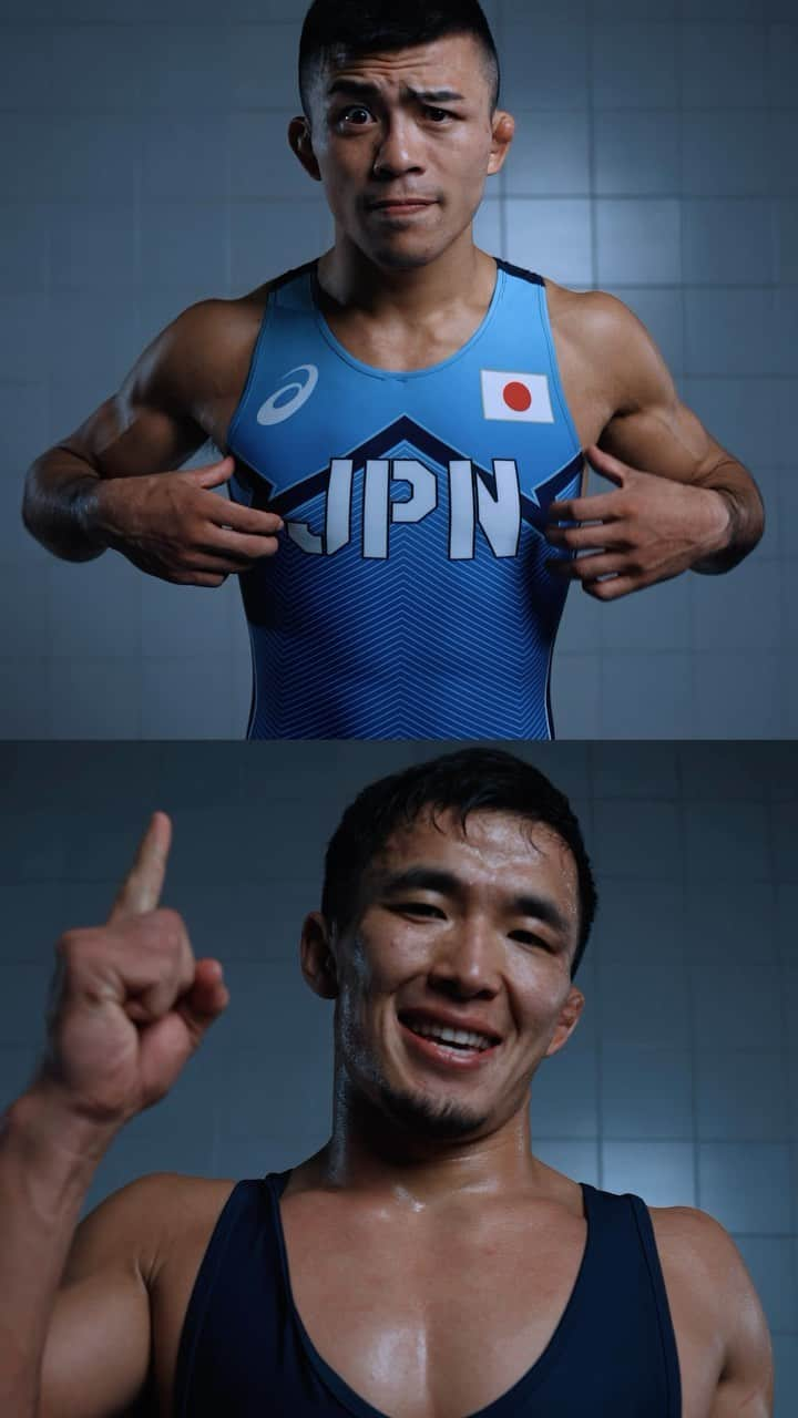 文田健一郎のインスタグラム：「We’re 30 minutes out from world champions Zholaman SHARSHENBEKOV 🇰🇬and Kenichiro FUMITA 🇯🇵 clashing for world gold.  Click the link in our stories to watch the finals, live on UWW+.」