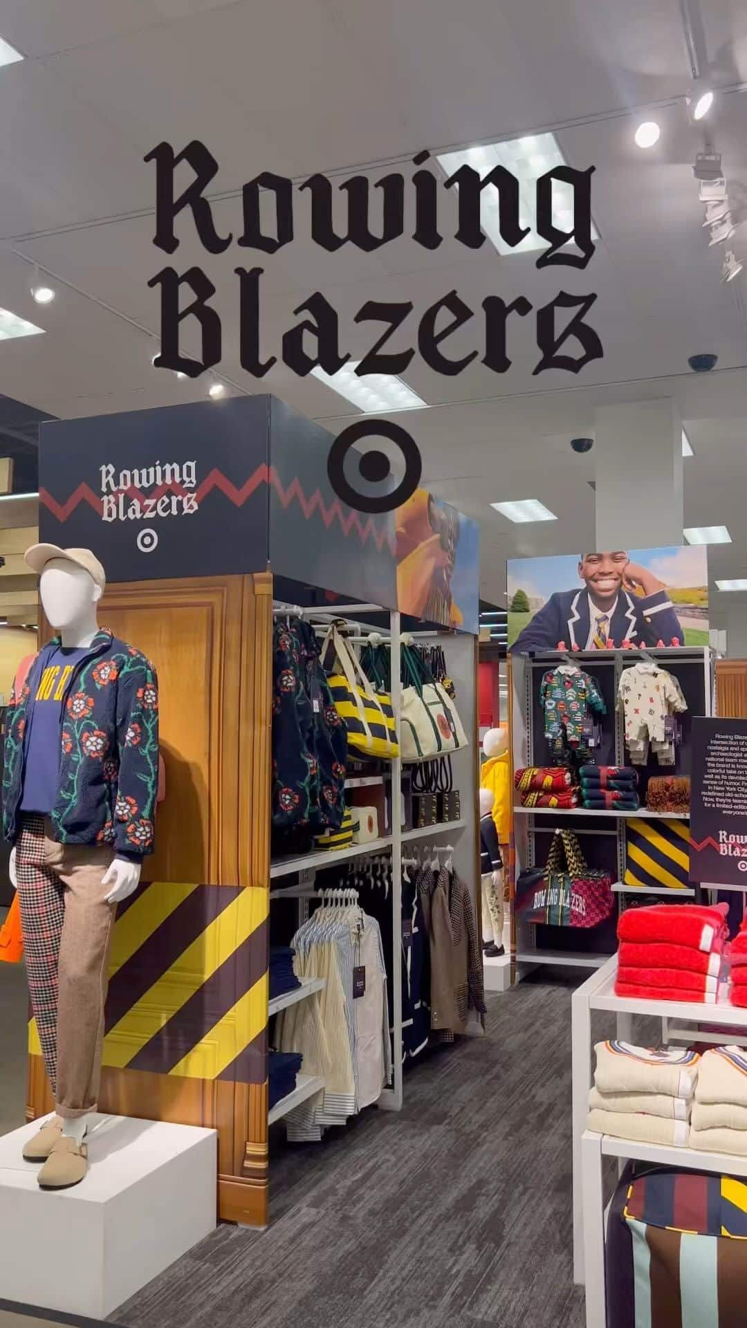 Target Styleのインスタグラム：「It’s finally here! Shop Rowing Blazers x Target now. The limited time only collection includes apparel, home, outdoor play, pets, and more! Available at select Target stores and on Target.com. #RowingBlazersxTarget」